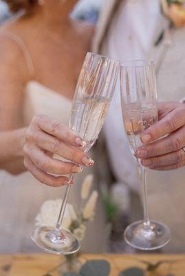 Cutest wedding nails ever. This is my go to nail place but for my big day they went above and beyond!