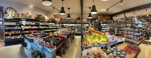 Panoramic view of the main area of the store