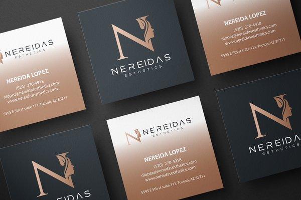 Beautiful modern 2x2, full color front and back business cards.