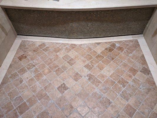 Shower tile install