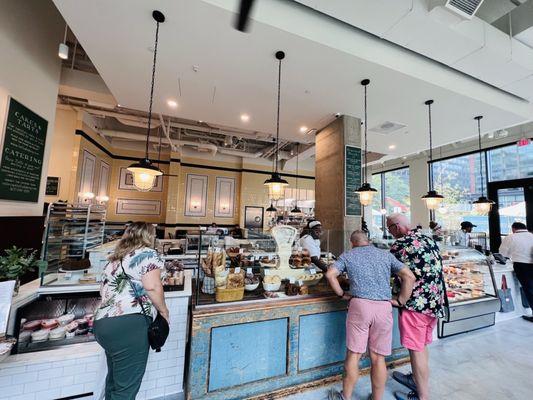 Inside bakery at at Tatte Bakery & Cafe