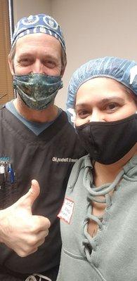 AWESOME surgeon and I Post op