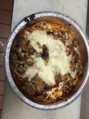 Eggplant parm Pasta