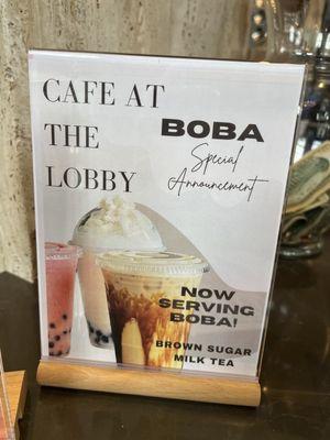 They have Boba!