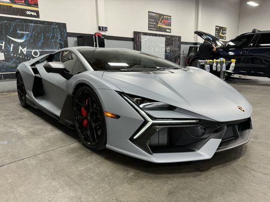 Lamborghini Revuelto Full body Xpel Stealth paint protection film. Xpel prime XR plus window tint.