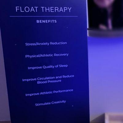 Float benefits signage