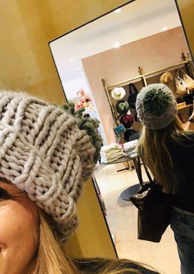 Keepin my noggin warm. 30% off- thanks Anthro!