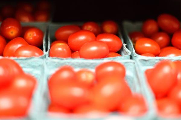 Local grape tomatoes -- always organic