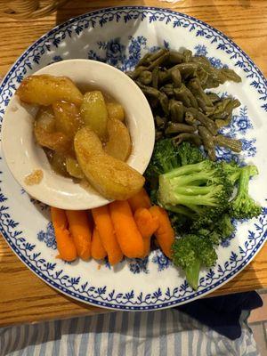 Vegetable plate