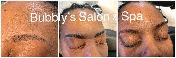 Eyebrow threading & Tinting only for $17