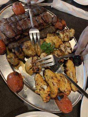 Kabob platter