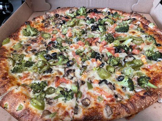 Vegetarian pizza