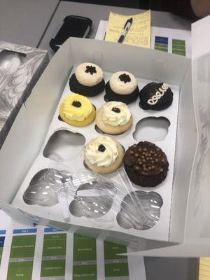 A Dozen cupcakes makes for a great office farewell