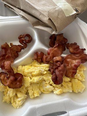 Bacon and eggs