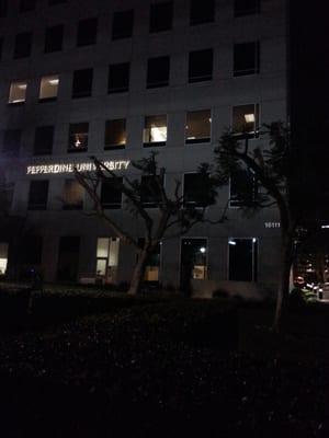 Pepperdine signage