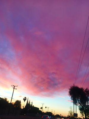 Cotton candy sky Dec. 30, 2021