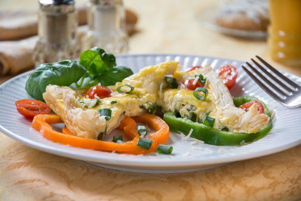 Asparagus and Swiss Puffed Pastry Quiche is a savory breakfast entree and a guest favorite.