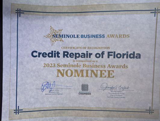 Credit Repair Of Florida