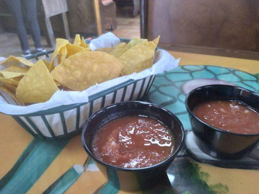 Great chips and salsa