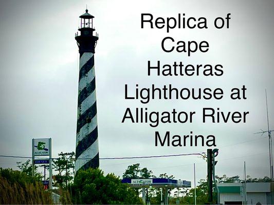 Replica of Cape Hatteras Lighthouse