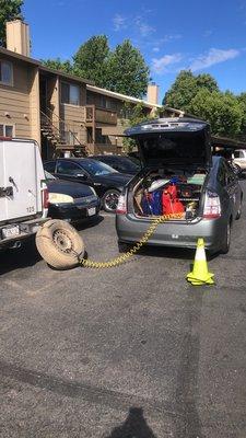 Tire change ford ranger..