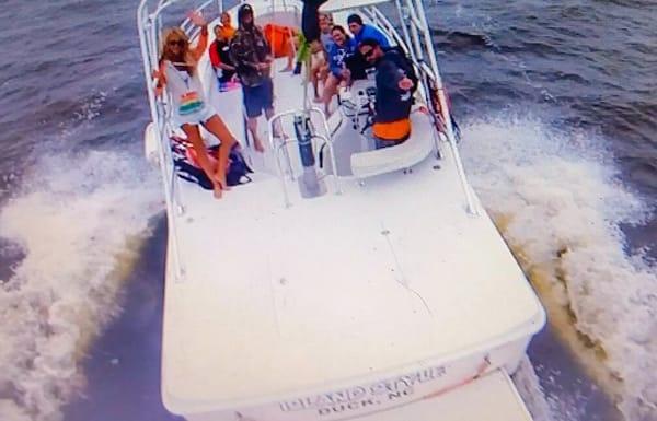 A full boat and a happy crew at Duck Parasail!