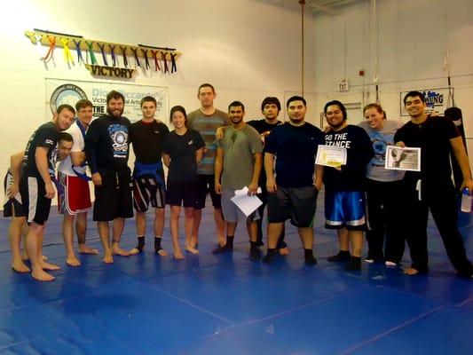 Some of our awesome MMA adult students!