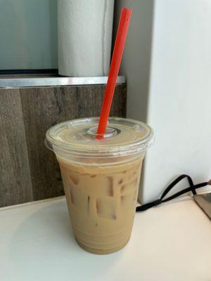 Iced soy latte!