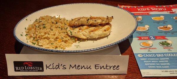 Kid's Menu: Grilled Chicken