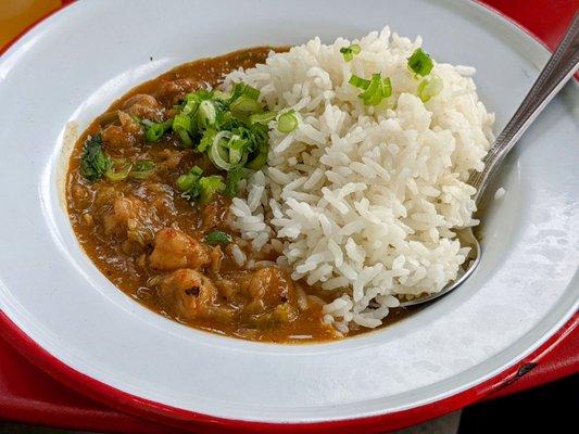 May 14 2022; Cup of crawfish etouffee ($11).