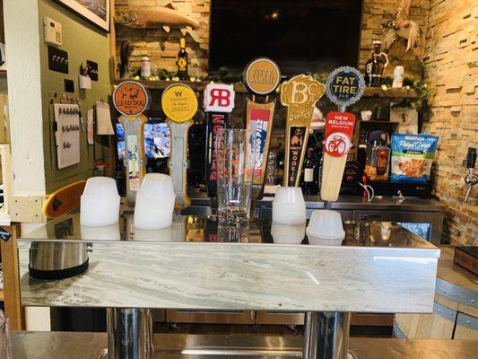 6 Beers on Tap