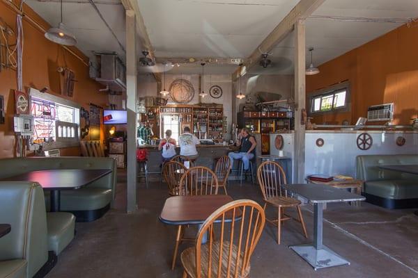 Beer Bar in an old Apple Cooler