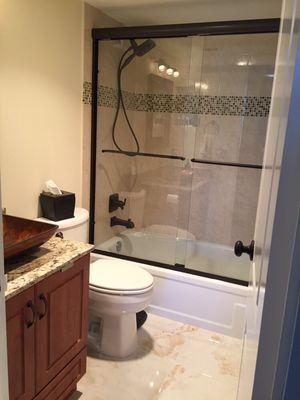 Bathroom remodeled