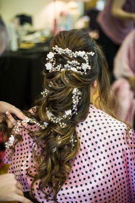 Bridal hair