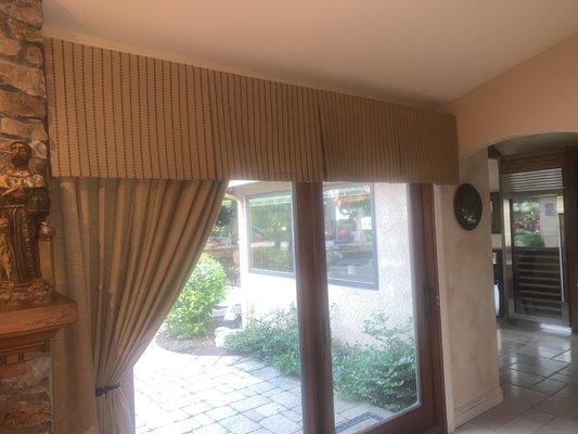 New Custom Drapes ! They hang Way too long