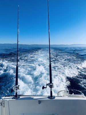 Our trolling in November for Tuna!