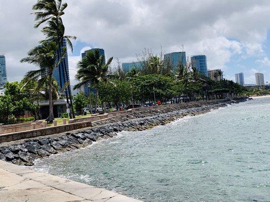 The Ho'okupu Center is the single story building on the left in this photo