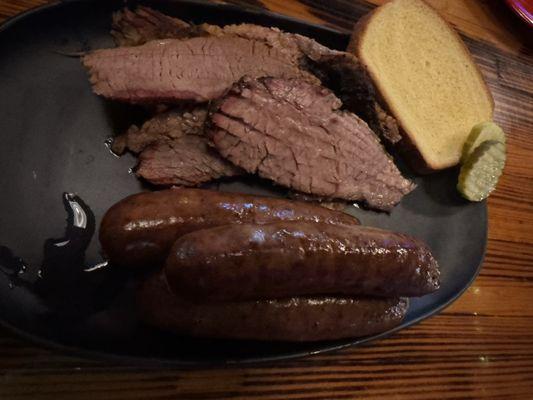 Spicy Sausage and Brisket