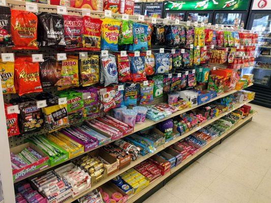 Find your favorite chocolates and candies.