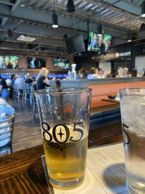 My 805 beer while watching sports