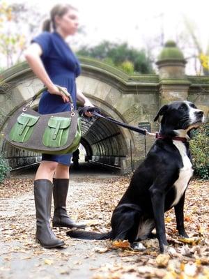 The Aurora Boot in brown, an excellent fall/winter find from the vegan owned and  operated Novacas. Libby the dog likes them.