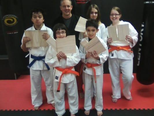 Great job, colored belts!