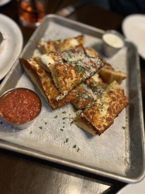 Phenomenal cheesy garlic bread