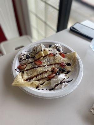 Nutti Fruity crepe