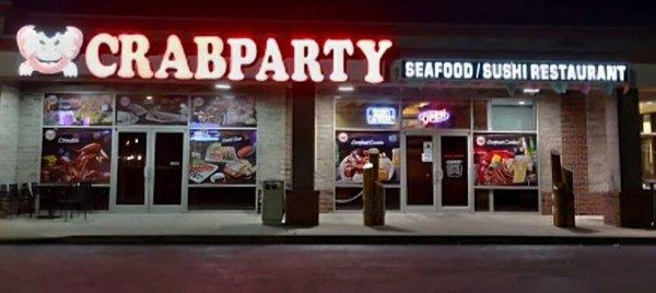 Exterior view of Crab Party!