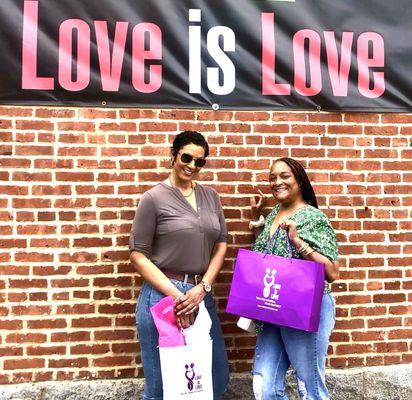 Shopping spree  at Love is Love in Baltimore.