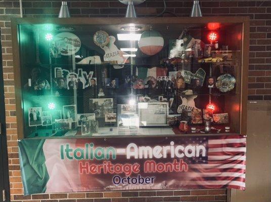 Italian-American Heritage month banner