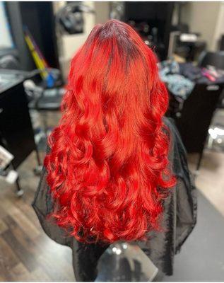 Destini is Truly amazing at Fashion Colors. She can achieve any color you want.  916-683-3866