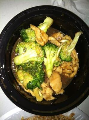 Chicken and broccoli