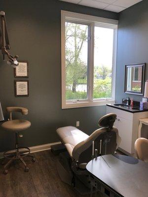 All of our treatment rooms overlook a beautiful, natural landscape!